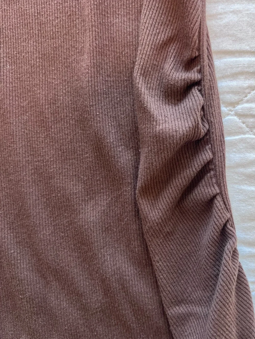 Old Navy Maternity Bundle - 3 Long Sleeve Tops - Green, Brown, Light Gray